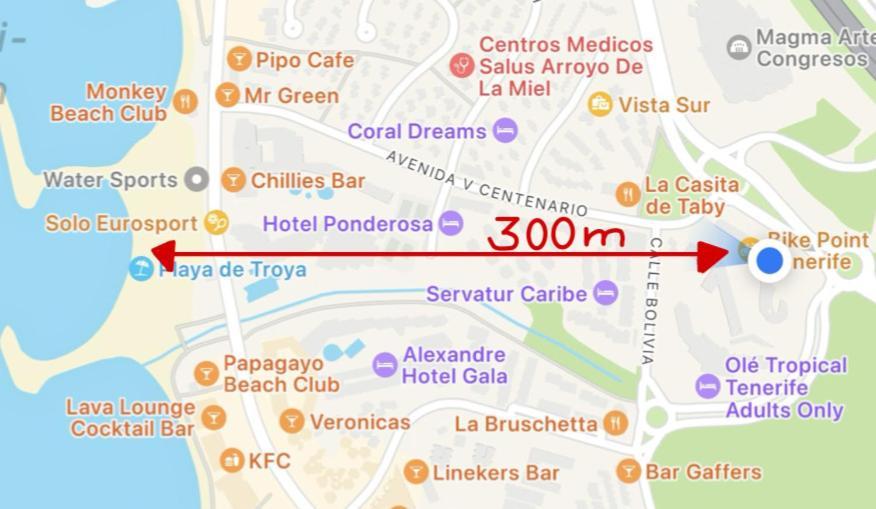 פלאייה דה לאס אמריקס Perfectly Located Apartment With Pool מראה חיצוני תמונה